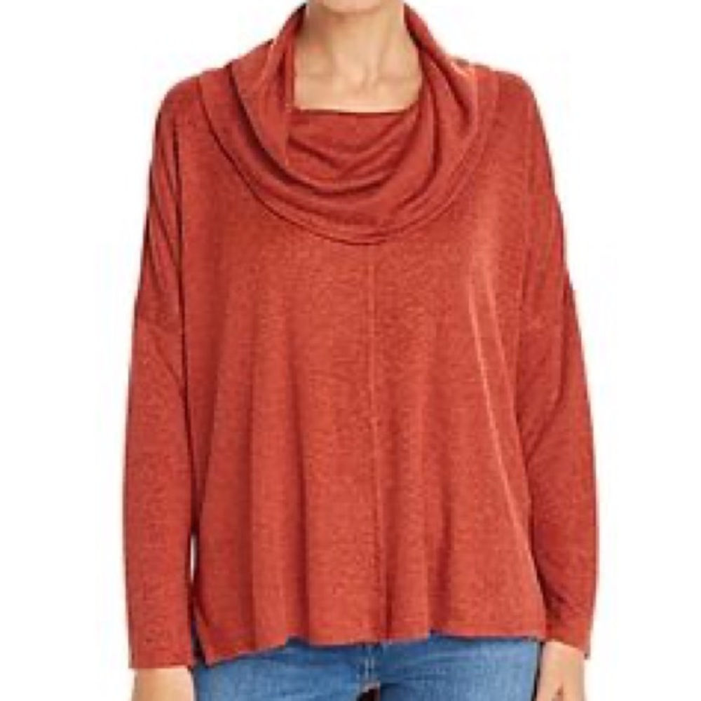 NWOT Status by Chenault Cowl Neck Tunic Sweater Size M